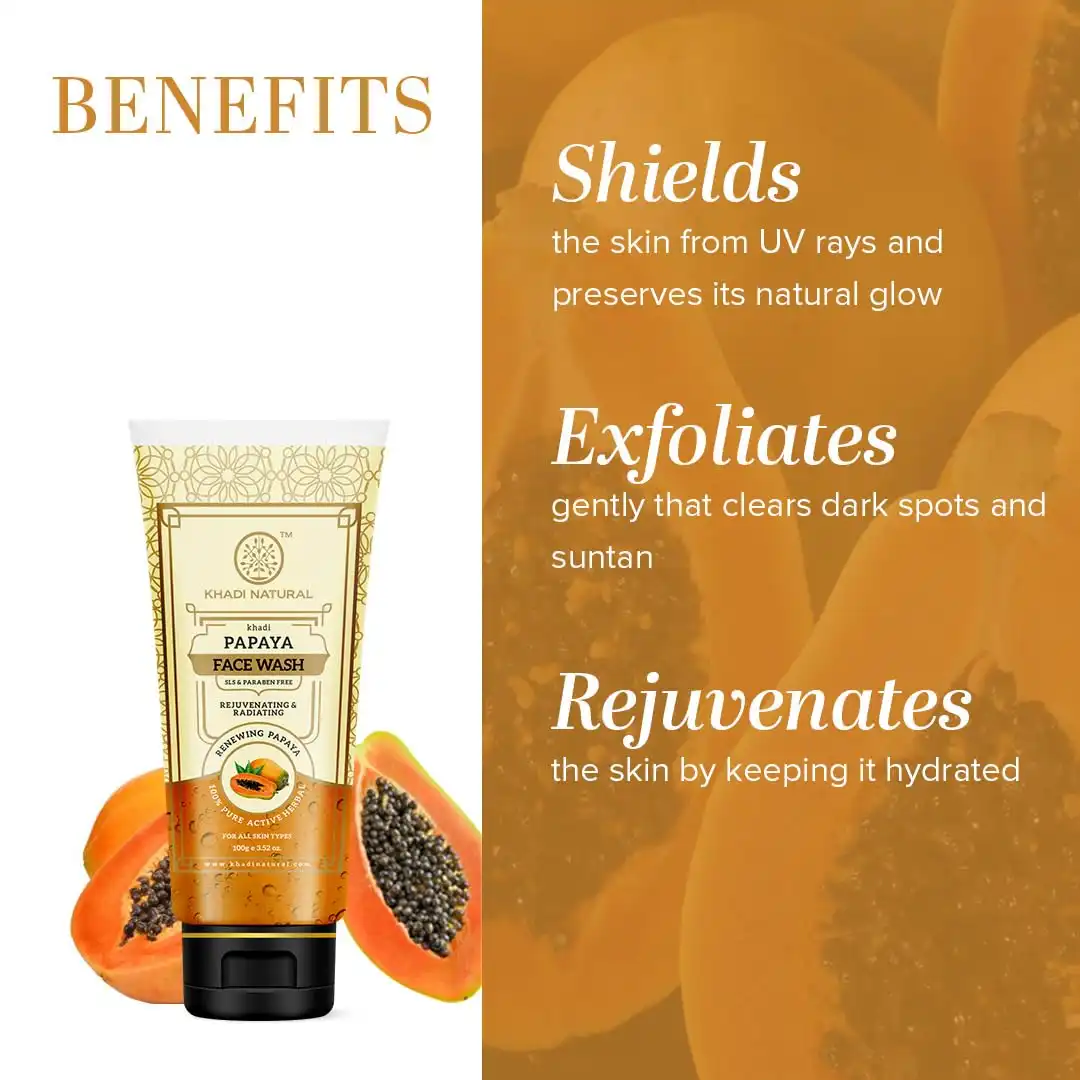 Papaya Face Wash for Glowing & Healthy Skin - Image 2