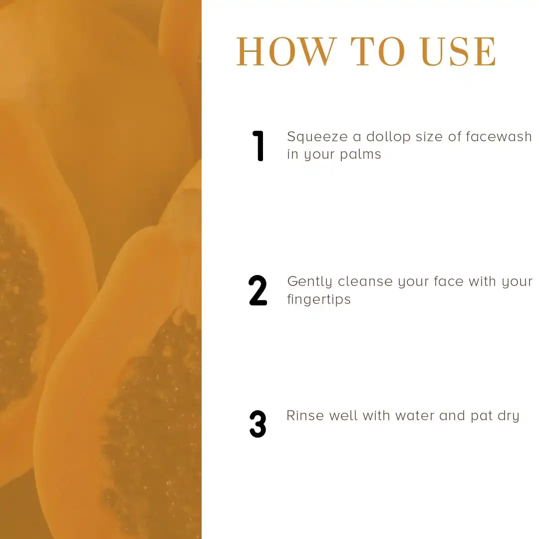Papaya Face Wash for Glowing & Healthy Skin - Image 4