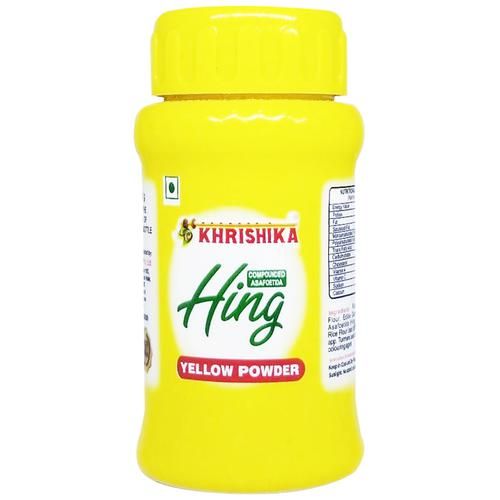 KHRISHIKA Hing - Yellow Powder KHRISHIKA Hing - Yellow Powder--100 g Plastic Bottle
