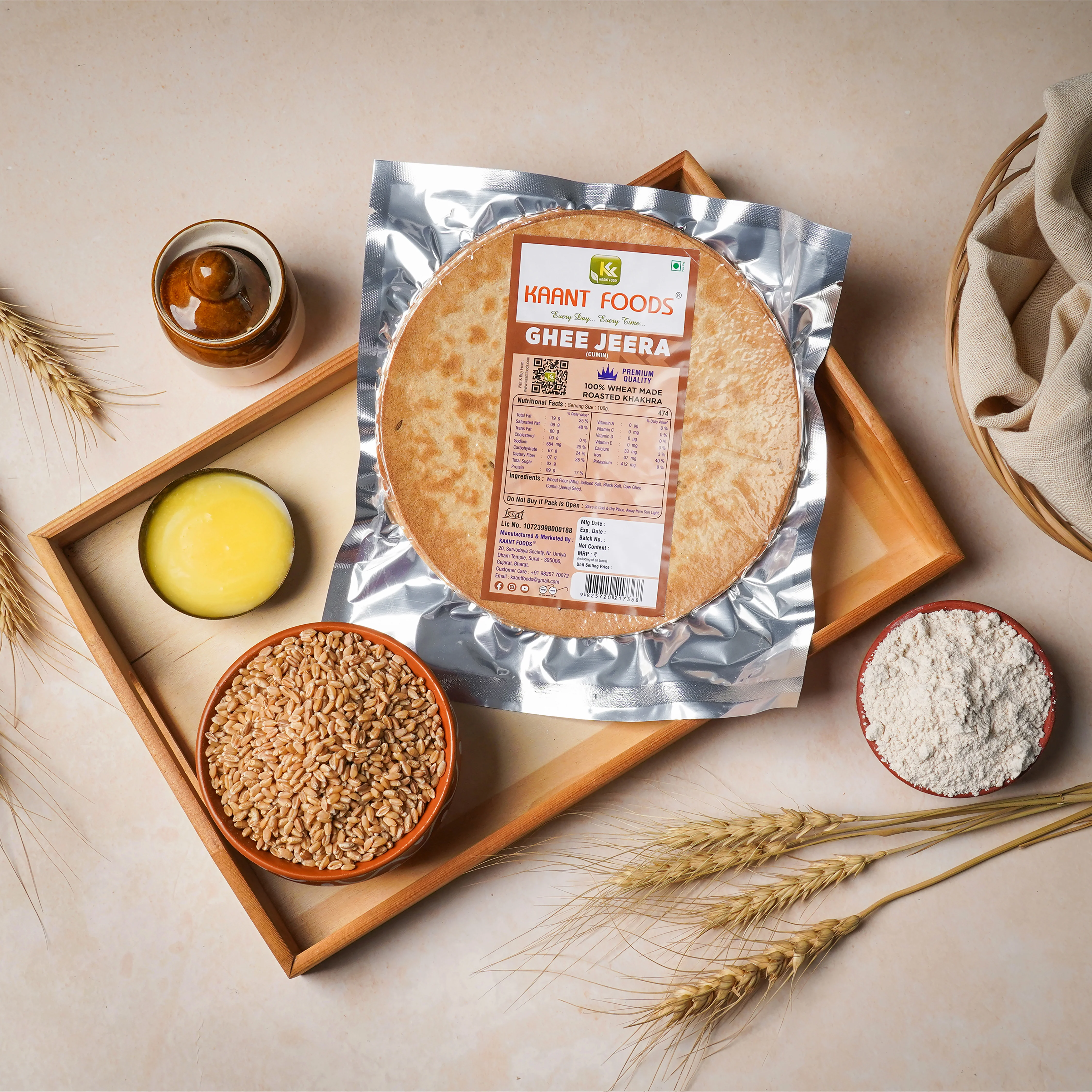 Kaant Foods Ghee Jeera Kaant Foods Ghee Jeera-Pack Size-200 g