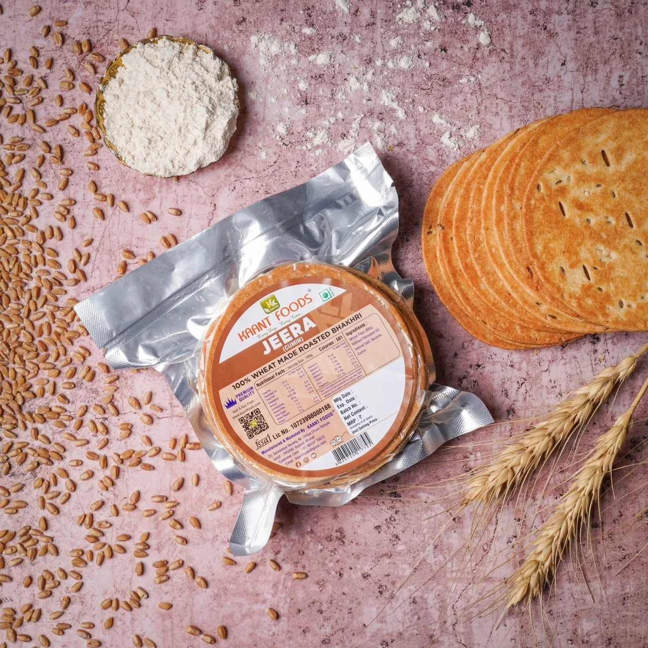 Kaant Foods Jeera Bhakhri Kaant Foods Jeera Bhakhri-Pack Size-200 g