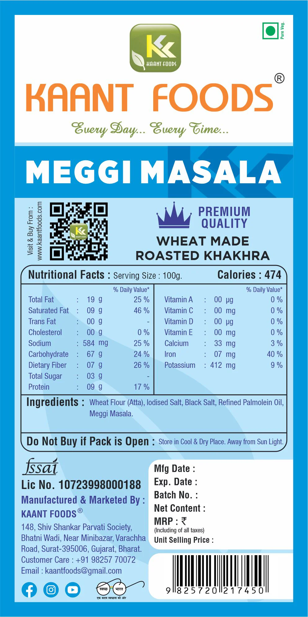 Kaant Foods Meggi Masala - Image 2
