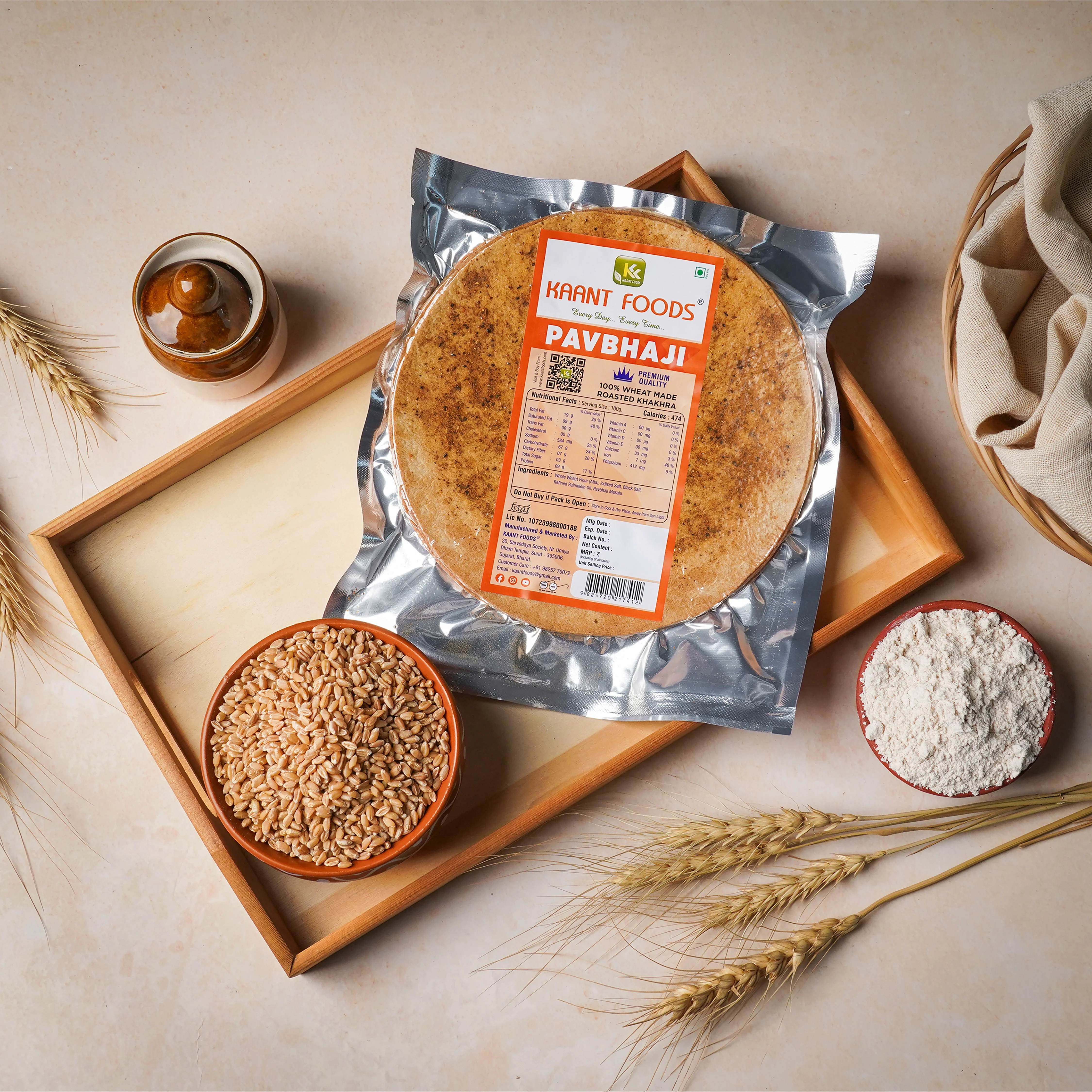 Kaant Foods Pavbhaji Kaant Foods Pavbhaji-Pack Size-200 g