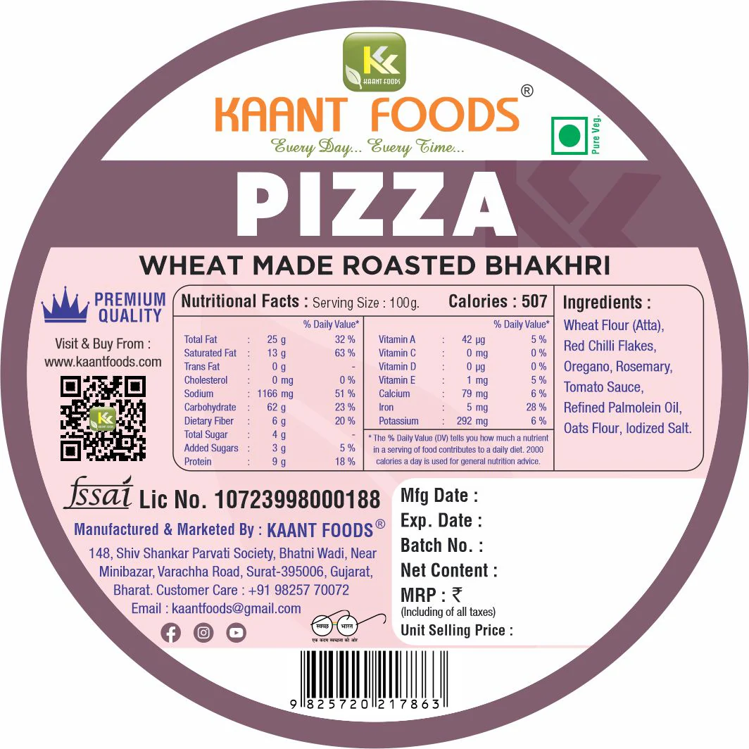 Kaant Foods Pizza Bhakhri - Image 2