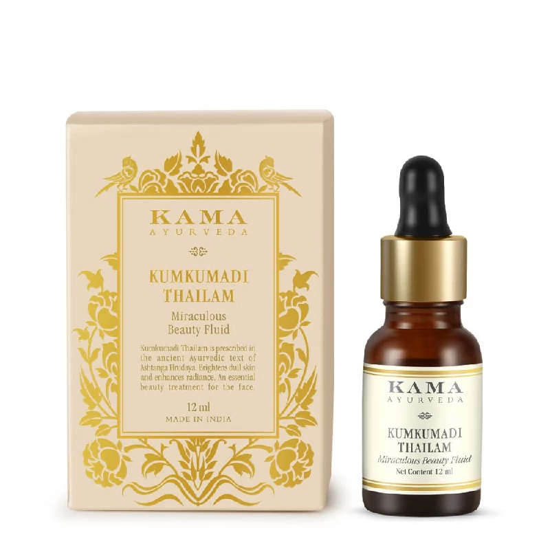 Kama Ayurveda Kumkumadi Thailam Miraculous Beauty Fluid Ayurvedic Night Serum (Facial Oil) - Image 2