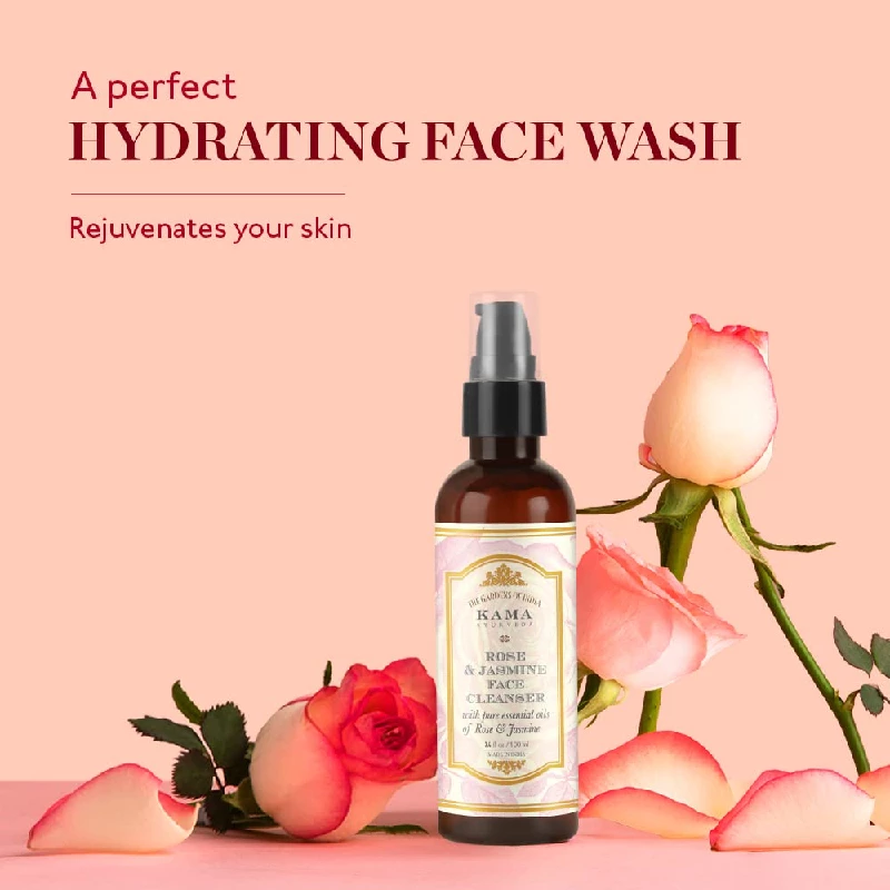Kama Ayurveda Rose and Jasmine Face Cleanser with Pure Essential Oils of Rose and Jasmine - Image 5