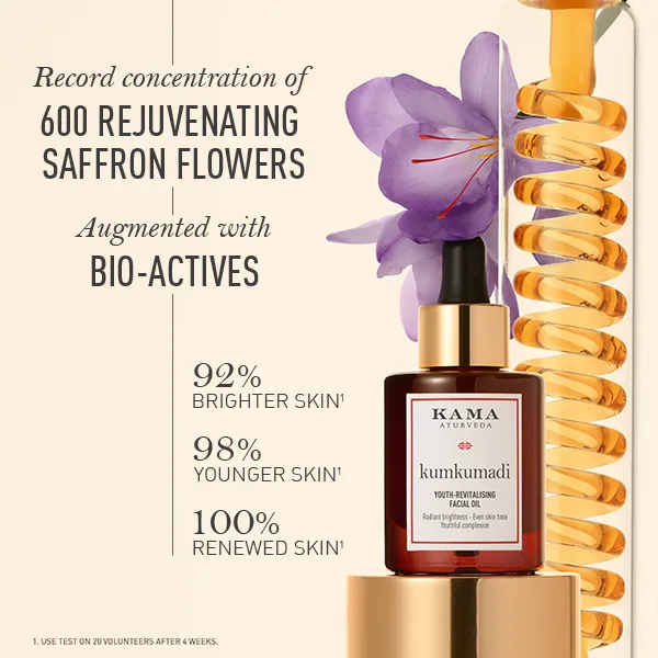 Kama Ayurveda Kumkumadi Youth-Revitalising Facial Oil | Ayurvedic Night Serum | Brightening & Age-Defying Formula-3