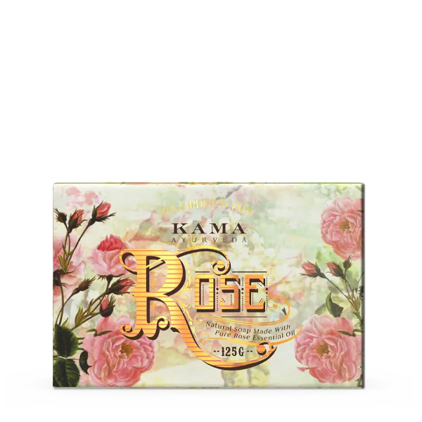 Kama Ayurveda Natural Rose Soap - Image 3
