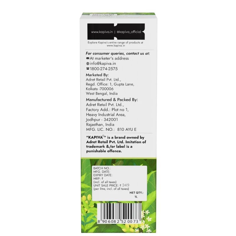 Kapiva Ayurveda Rajasthani Neem Juice made from Fresh Neem Leaves - Healthy Hair & Skin - Image 7