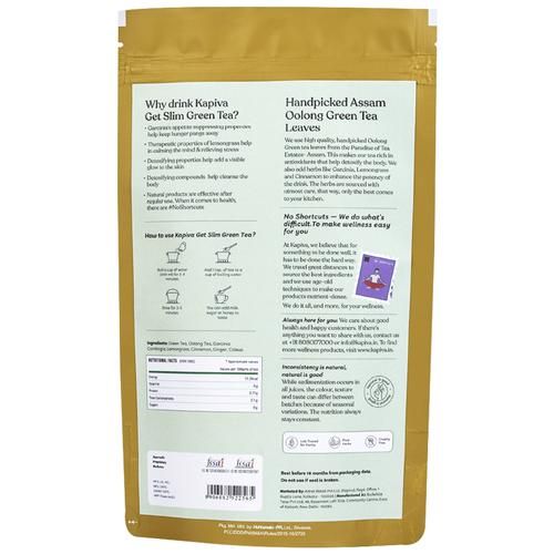 Kapiva Get Slim Ayurvedic Green Tea With Garcinia - Helps In Detox - Image 2
