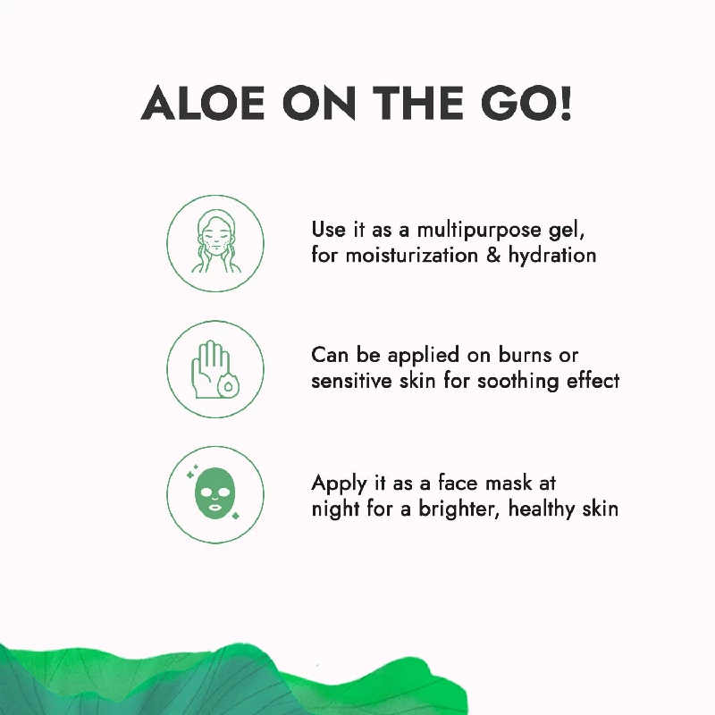 Kapiva Pure Aloe Vera Skin Gel For Face & Hair - Image 3