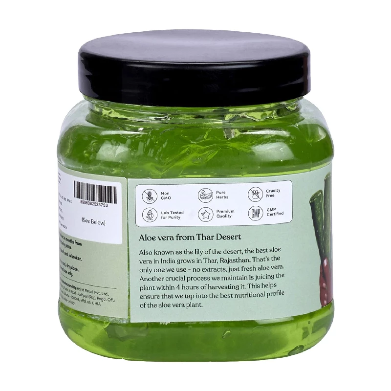 Kapiva Pure Aloe Vera Skin Gel For Face & Hair - Image 7