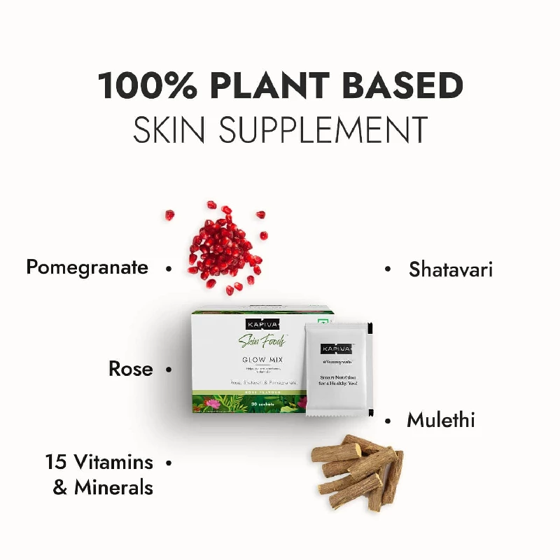 Kapiva Skin Foods Glow Mix Ayurvedic Skin Supplement - Image 3