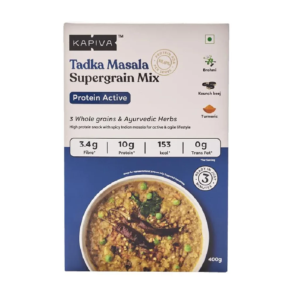 Kapiva Tadka Masala Supergrain Mix Protein Active