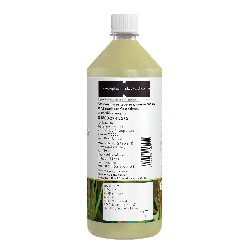 Kapiva Thar Aloe Vera Juice (with Pulp) Rejuvenates Skin and Hair - Image 8