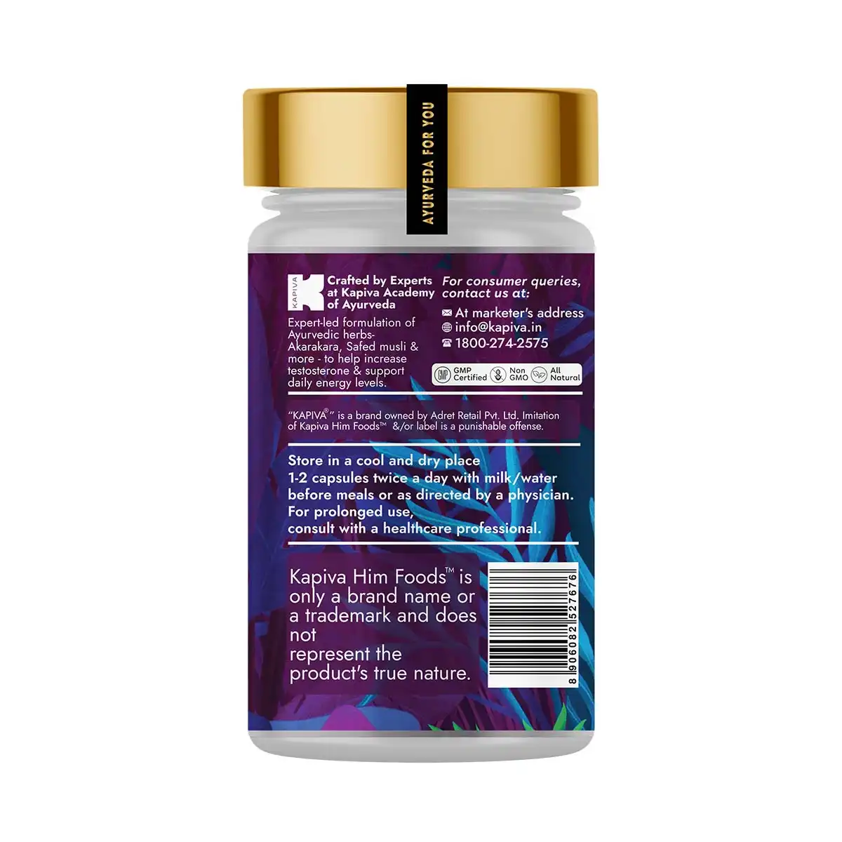Kapiva Him Foods Testo Capsule - Image 8