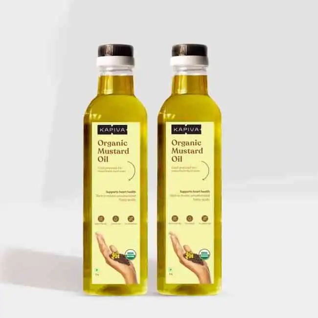 Kapiva Organic Mustard Oil Pack Of 2