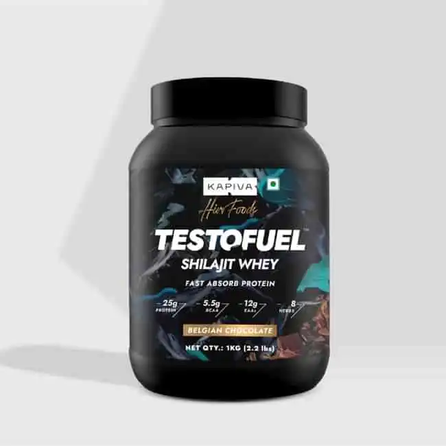 Kapiva Testofuel Shilajit Whey Protein (Chocolate) - Image 8