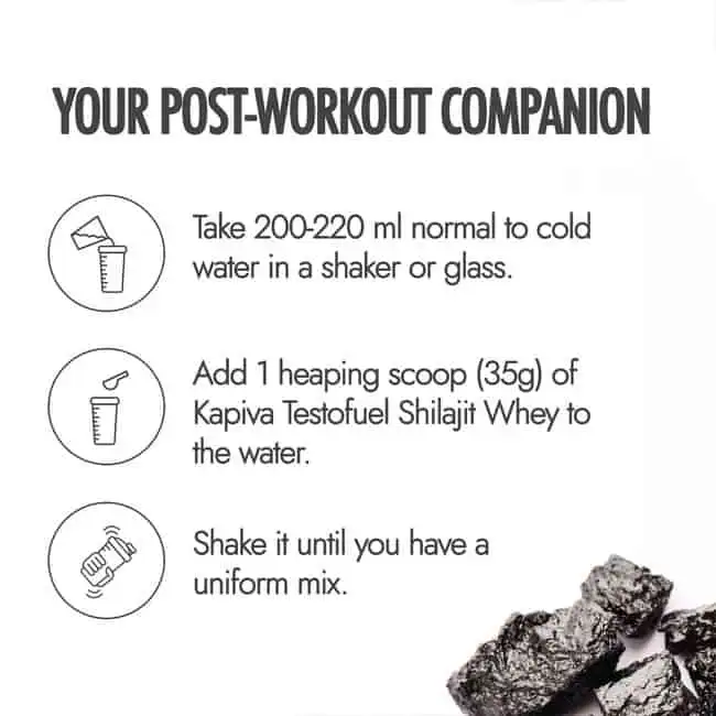 Kapiva Testofuel Shilajit Whey Protein (Cookies & Cream) - Image 7