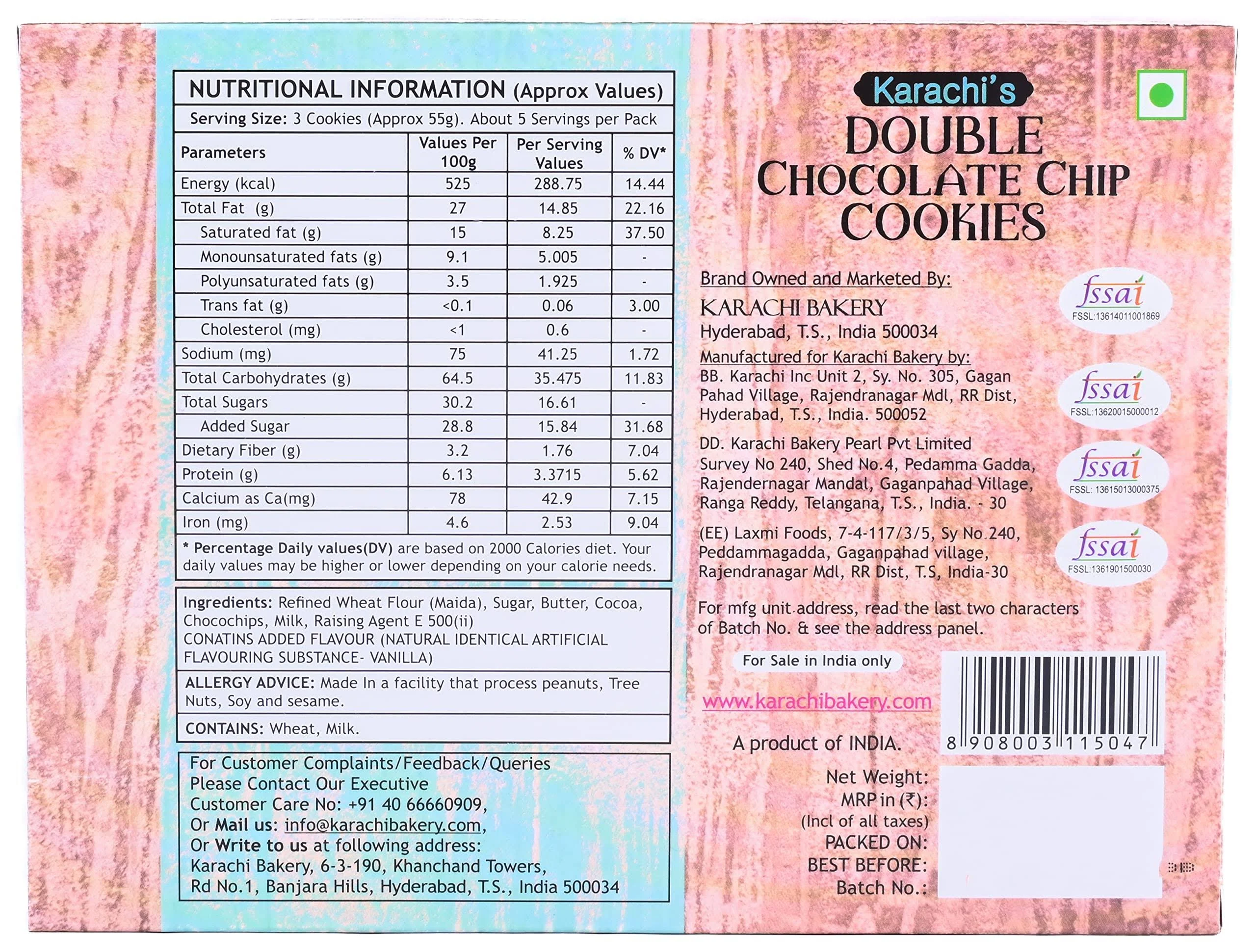 Karachi Bakery Double Chocolate Chip Cookies - Image 2