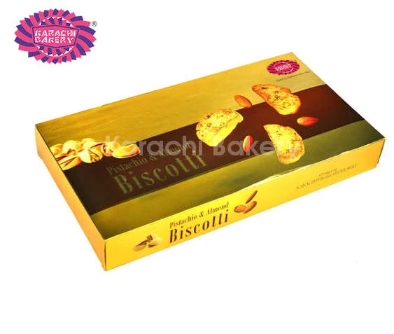 Karachi Bakery Pistachio & Almond Biscuits Karachi Bakery Pistachio & Almond Biscuits-Pack Size-300 g