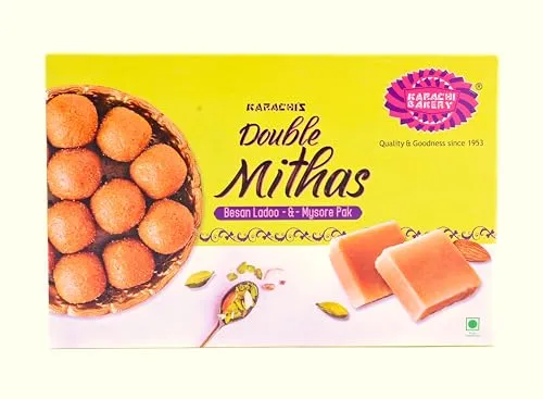 Karachi Bakery Besan Ladoo And Mysore Pak