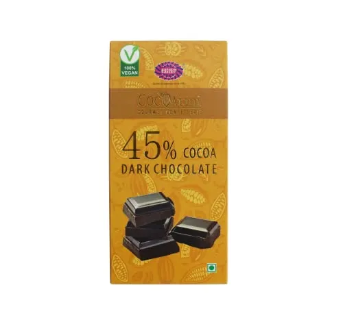 Karachi Bakery Cocoatini 100% Vegan 45% Cocoa Dark Chocolate - Image 1