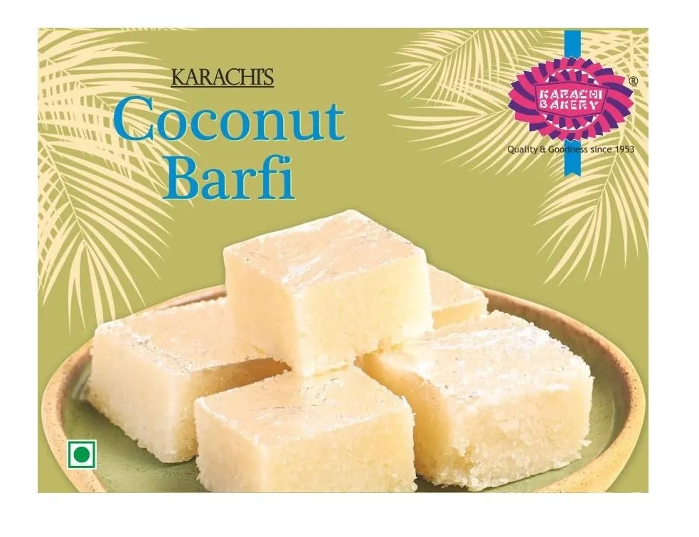Karachi Bakery Coconut Barfi Karachi Bakery Coconut Barfi-Pack Size-200 g