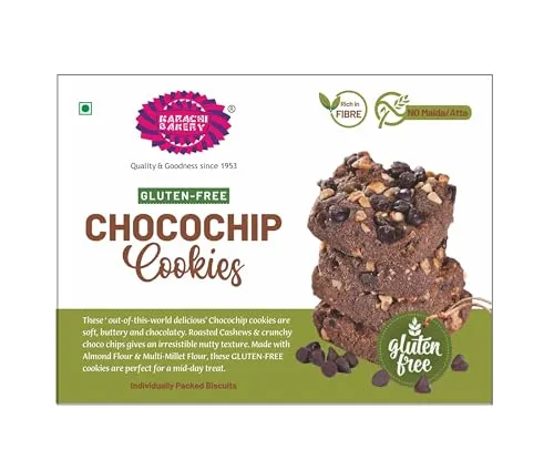 Karachi Bakery Gluten Free Biscuits (Chocochip) - Image 1