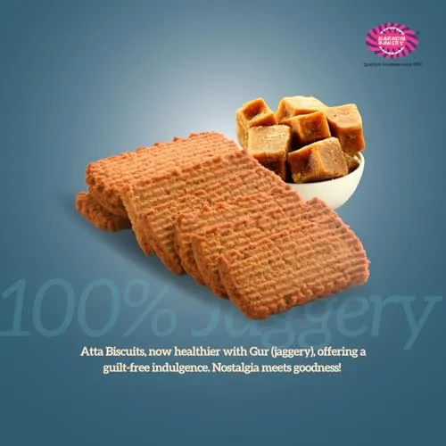 Karachi Bakery Gur Jaggery Atta Biscuits - Image 5