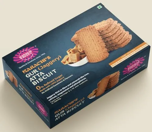 Karachi Bakery Gur Jaggery Atta Biscuits - Image 6