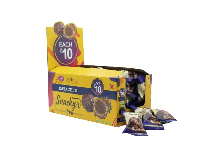 Karachi Bakery Snacky'S (Cocoatini Gourmet Confeiserie) Cardboard Box - Image 2