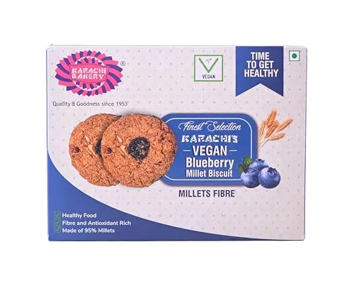 Karachi Bakery Vegan Blueberry Millet Biscuit - Image 1