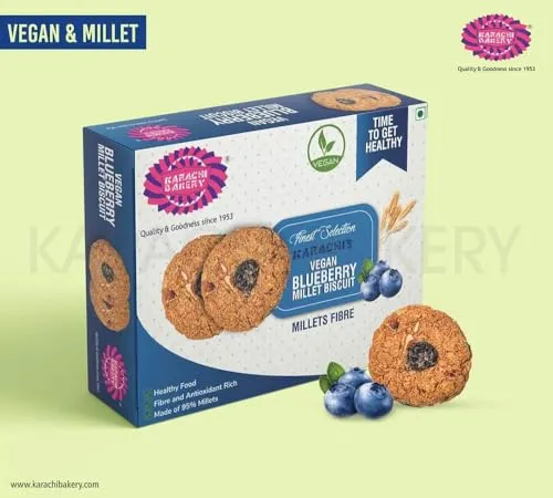 Karachi Bakery Vegan Blueberry Millet Biscuit - Image 4