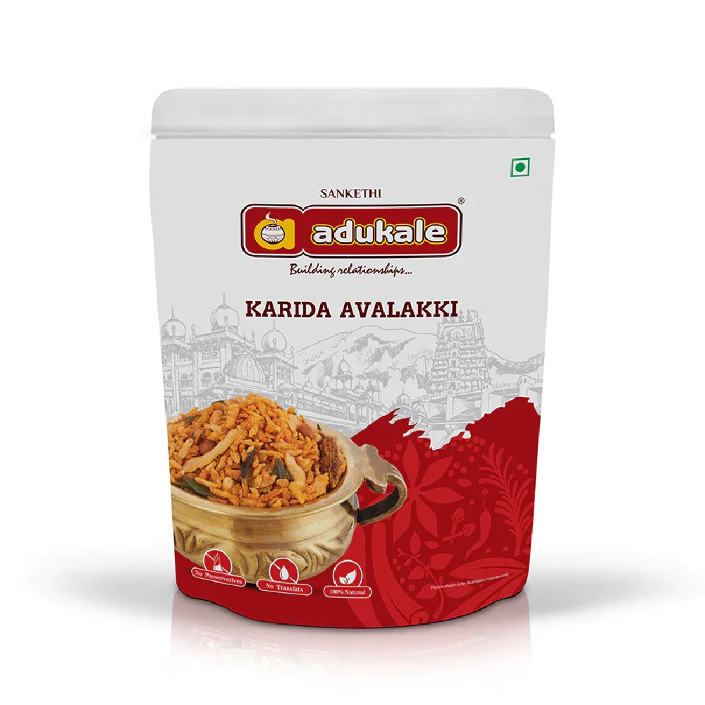 Karida Avalakki (Fried Poha) Karida Avalakki (Fried Poha)-Pack Size-180 g