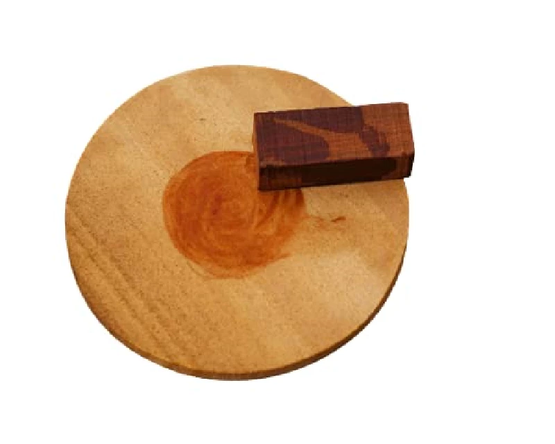 Kc Products Natural Handmade Chandan Rubbing Stone Chakla Pata With Red Sandalwood Stick