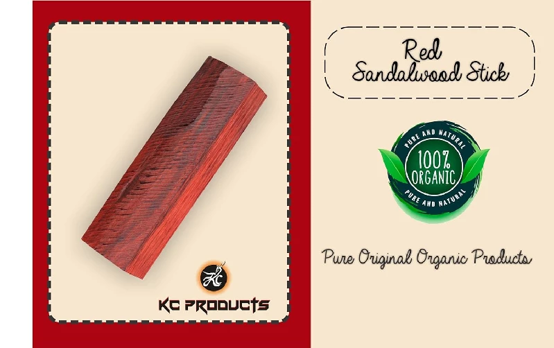 Kc Products Sandalwood Pata Board with Red and White Sandalwood Stick - Image 2