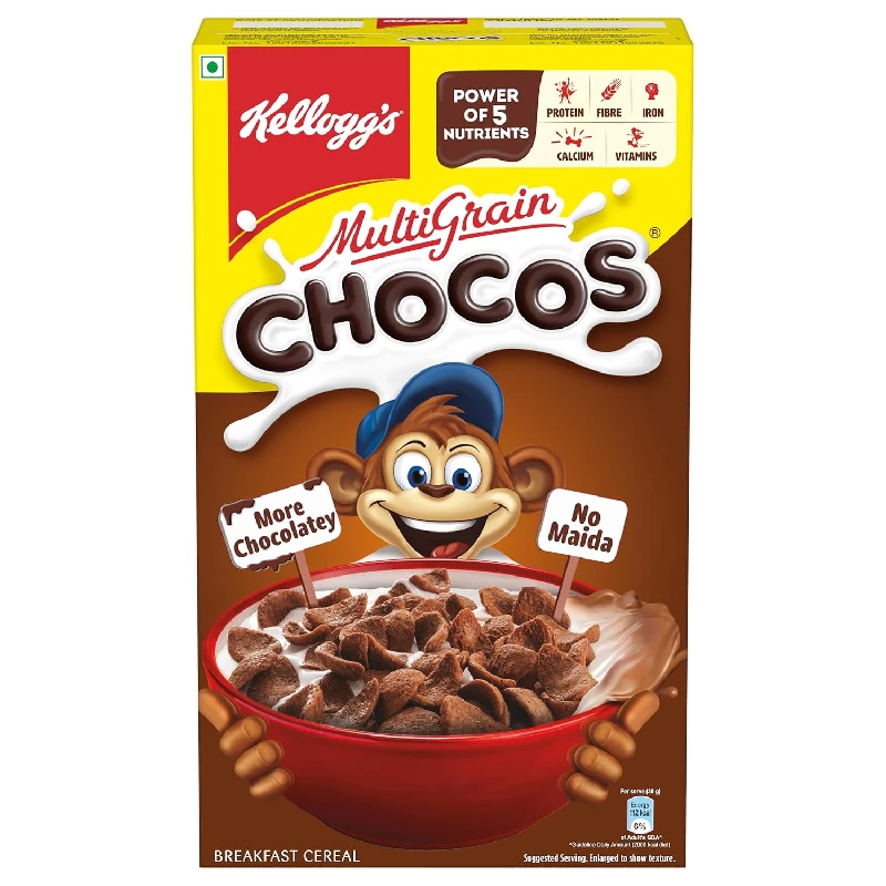 Kelloggs New Multigrain Chocos Kelloggs New Multigrain Chocos-Pack Size-675 g