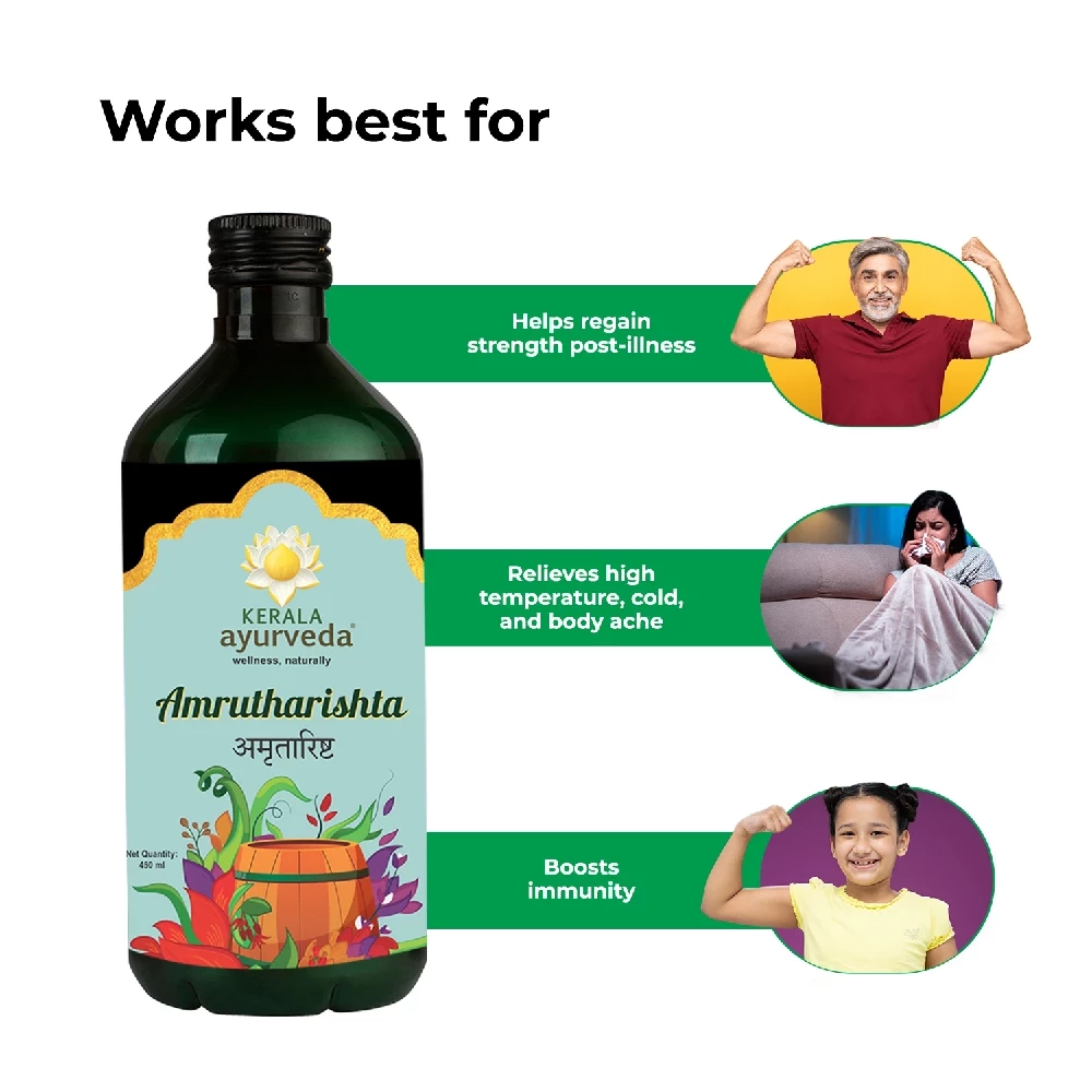 Kerala Ayurveda Amrutharishtam - Image 3