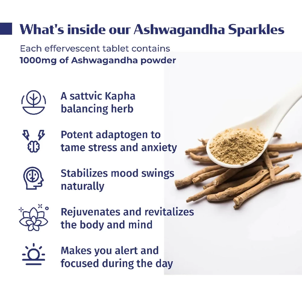 Kerala Ayurveda Ashwagandha Sparkles Tablets - Image 3