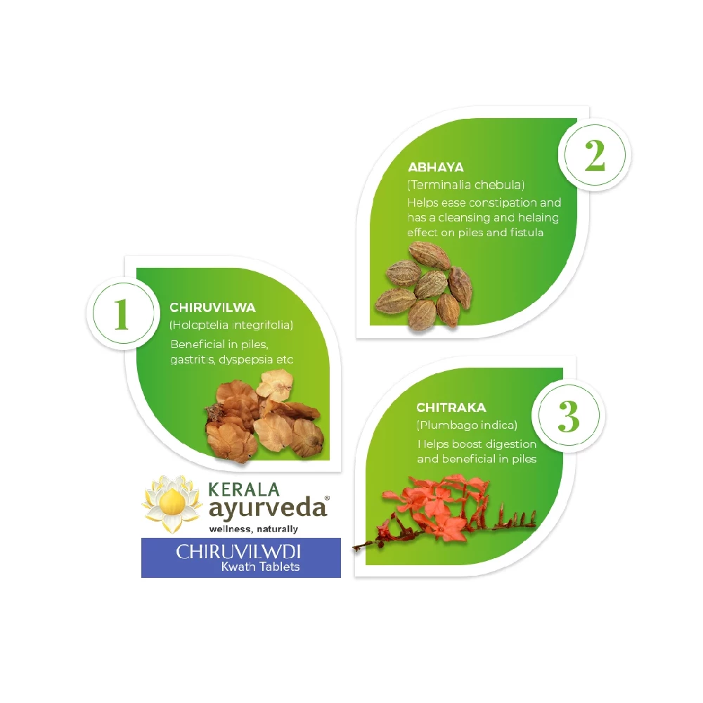 Kerala Ayurveda Chiruvilwadi Kwath Tablet - Image 3