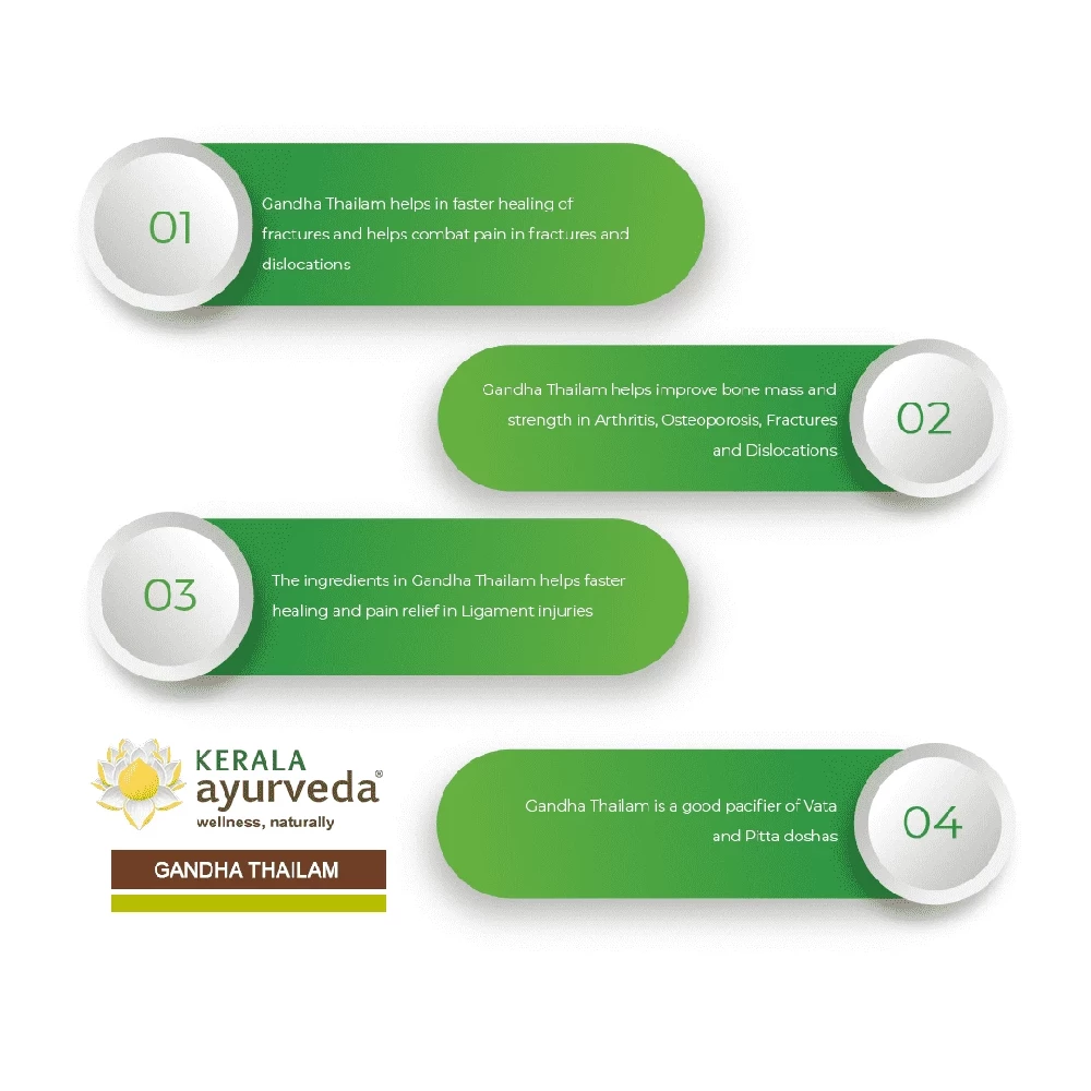 Kerala Ayurveda Gandha Thailam - Image 4