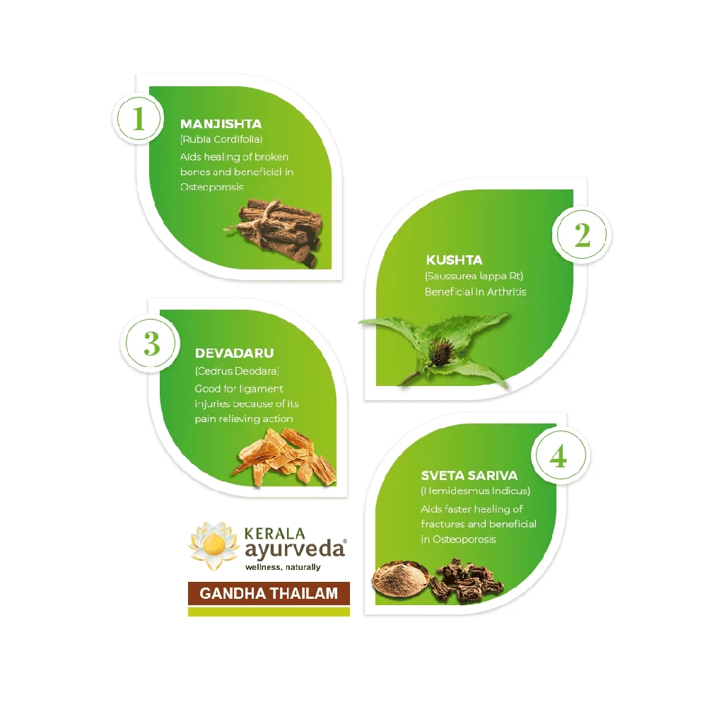 Kerala Ayurveda Gandha Thailam - Image 5