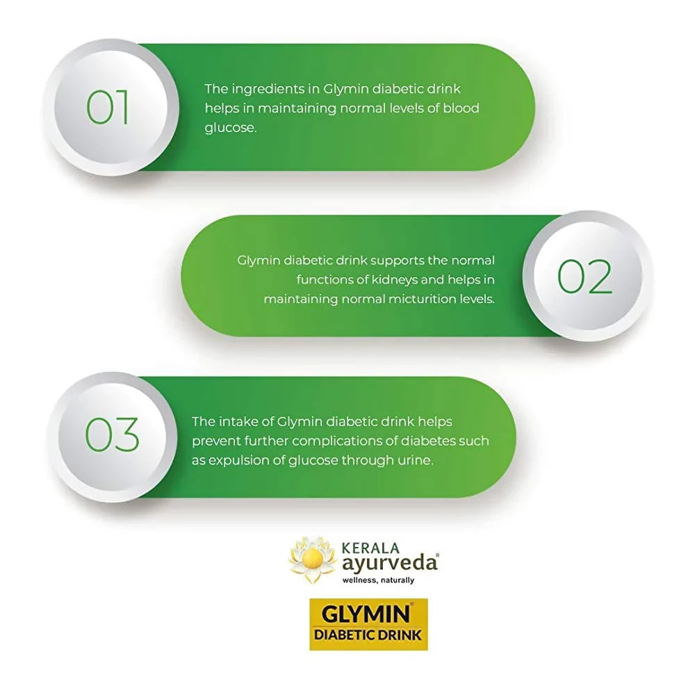 Kerala Ayurveda Glymin Diabetic Drink - Image 2