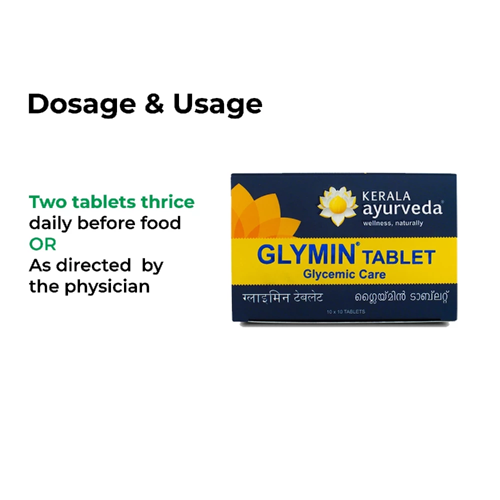 Kerala Ayurveda Glymin Tablets - Image 4