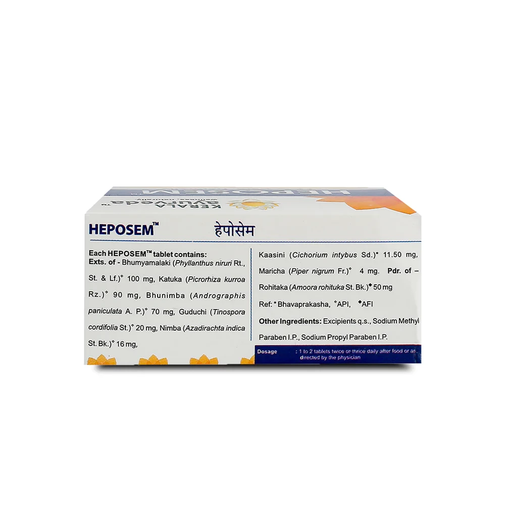 Kerala Ayurveda Heposem Tablet - Image 3