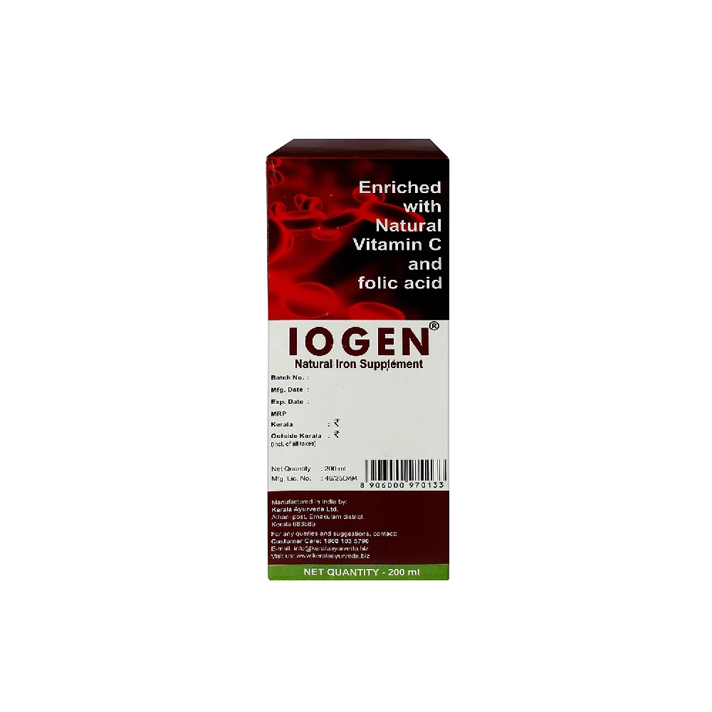 Kerala Ayurveda Iogen Syrup - Image 2