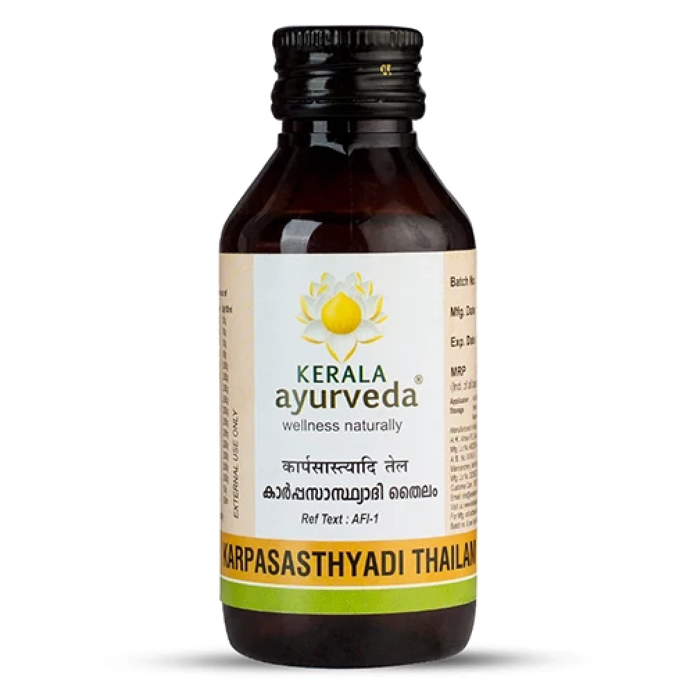 Kerala Ayurveda Karpasasthyadi Thailam - Image 1