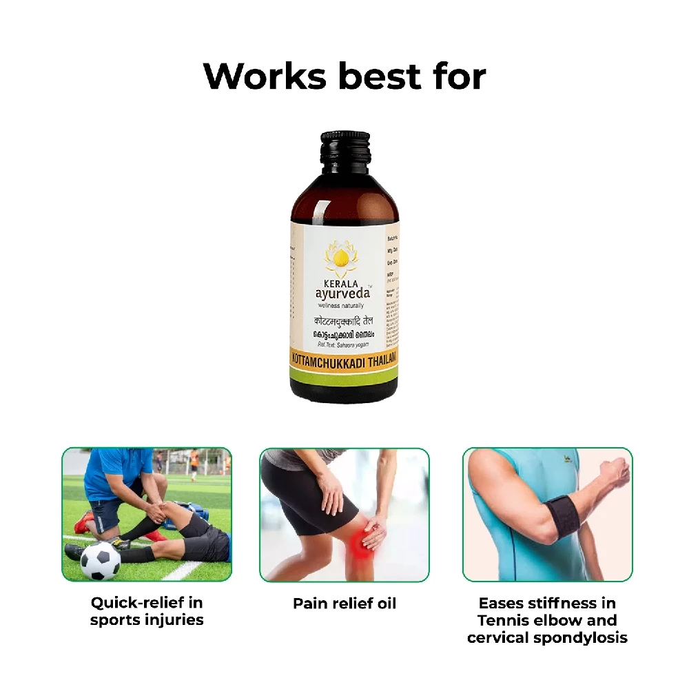 Kerala Ayurveda Kottamchukkadi Thailam - Image 4