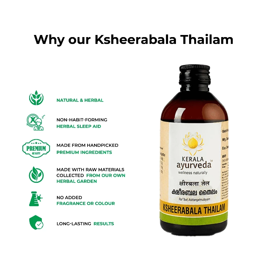 Kerala Ayurveda Ksheerabala Thailam - Image 7